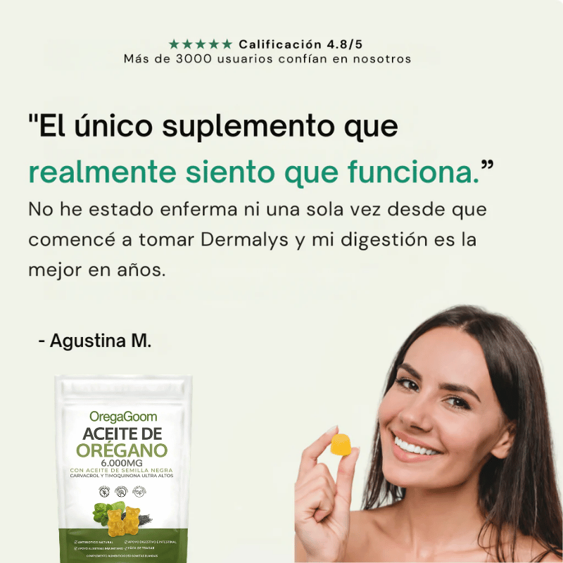 Gomitas blandas de aceite de orégano